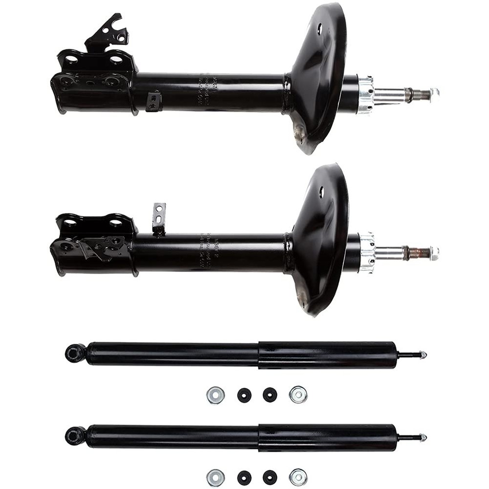 Front and Rear Shock Absorbers Compatible 1996-2000 RAV4 Replacement 334252