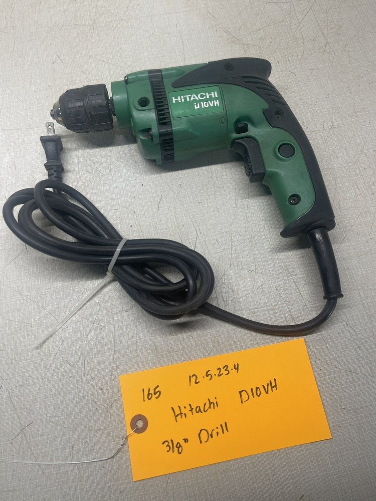 HITACHI CORDED 3/8 VARIABLE SPEED DRILL MODEL D10VH