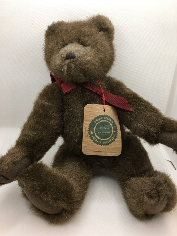 Boyd's Bear Dk Brown Jointed 8" Plush