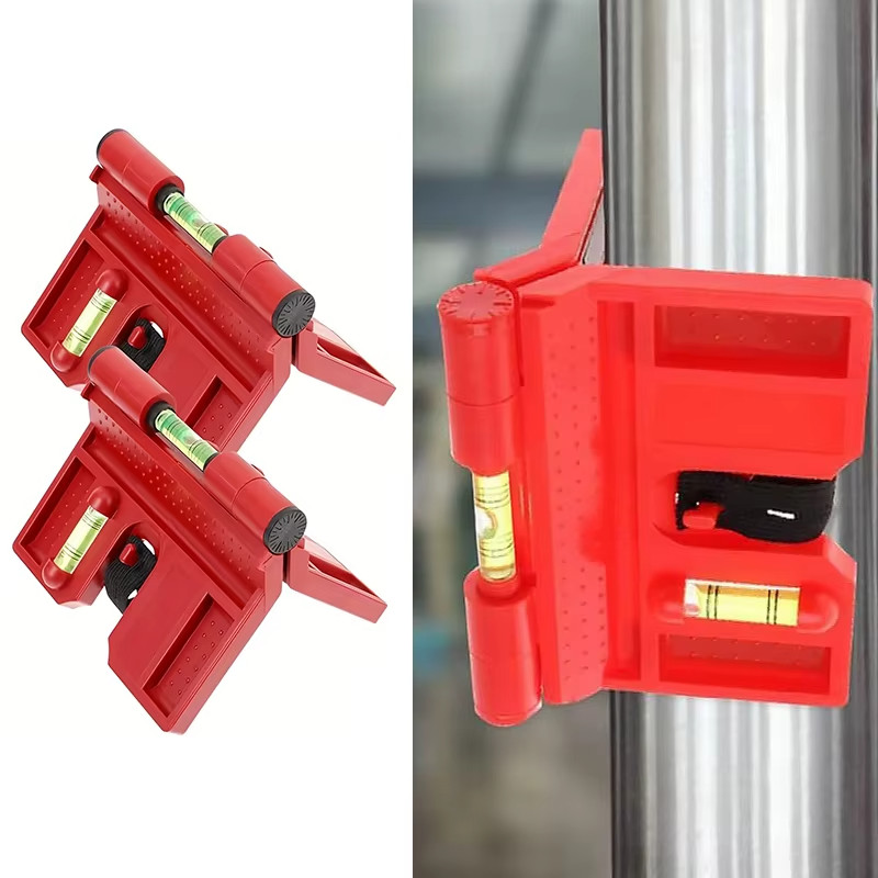Magnetic Column Level, Adjustable Folding Column Level with Elastic Ring Level!!