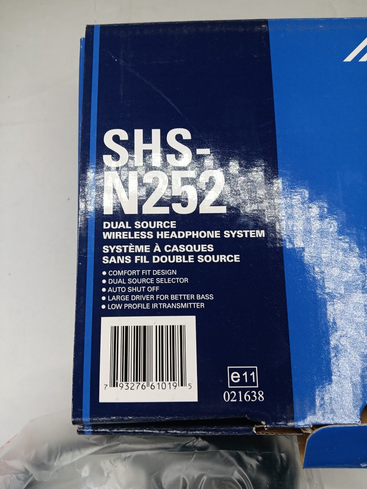 Alpine SHS-N252 Dual Source Wireless Headphone System