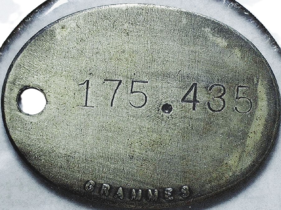 GRAMMES - QUALITY SERVICE & COURTESY MEDALLION - NUMBERED - LTH 2085