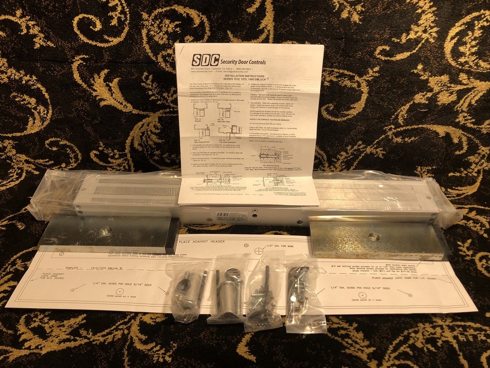 SDC EMLOCK 1572VD w/DPS, Electromagnet Lock