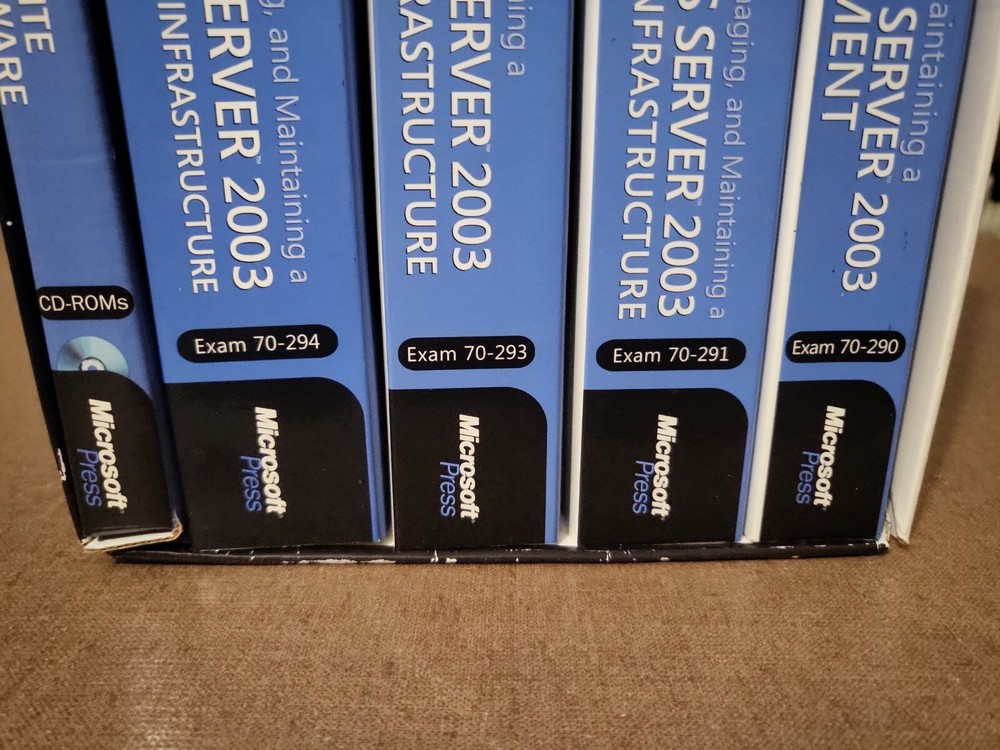 Microsoft Windows server 2003 Training Kit Microsoft Corporation Vtg books cds