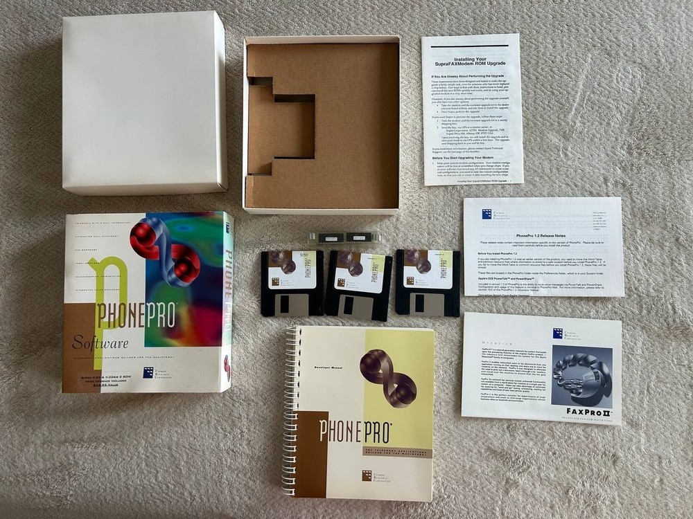 PhonePro V.32 Apple Macintosh software telephony Applications Builder for Mac