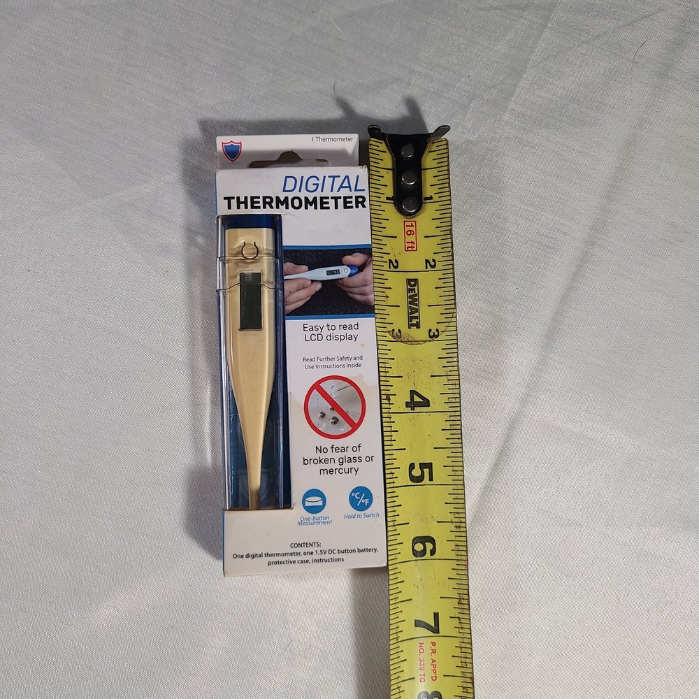 LCD Medical Digital Thermometer In Original Box Tested & Works