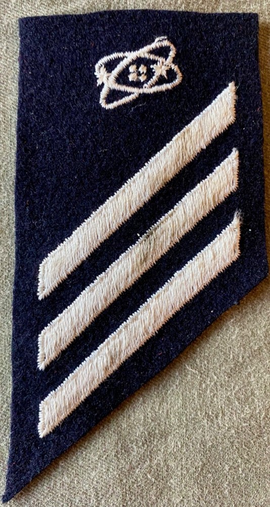 US Navy Rate Electronics Technician Seaman E-3 Striker rank Patch USN ETSN