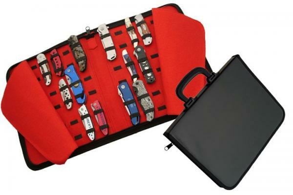 Over 40 Knives Leather/Felt Storage Case