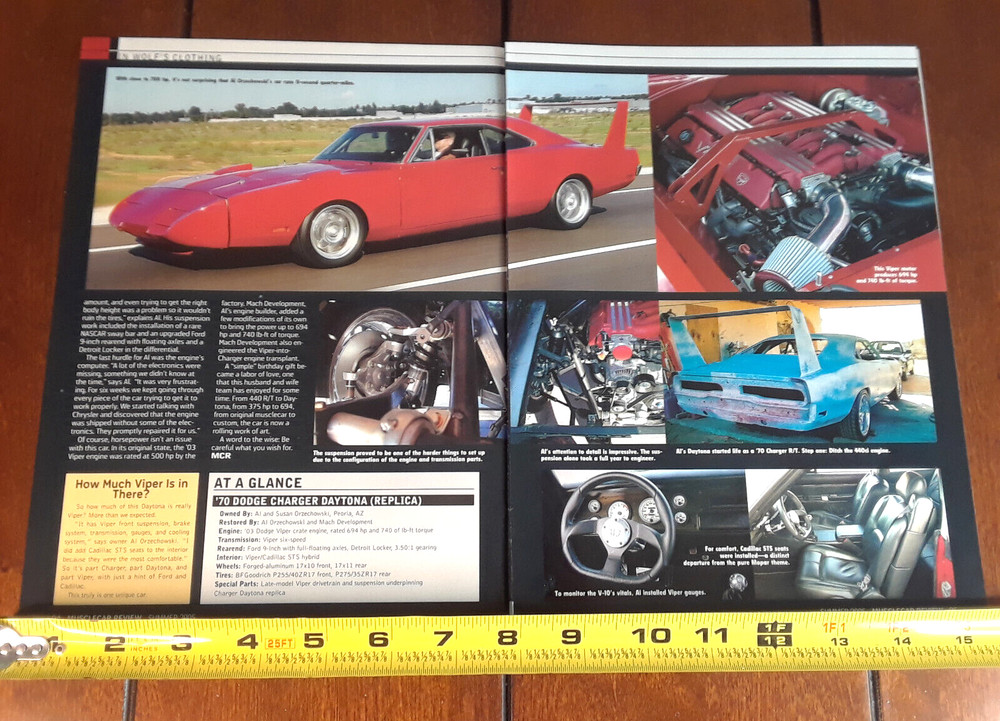 VIPER V-10 POWERED 1970 DODGE ORIGINAL 2005 ARTICLE