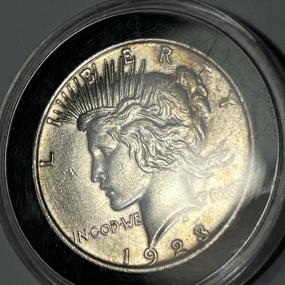 1923 Peace US Silver Dollar Coin AU GEM MS