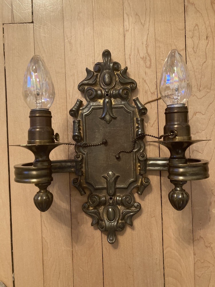 Exquisite Antique Light Fixture w/ Sconces