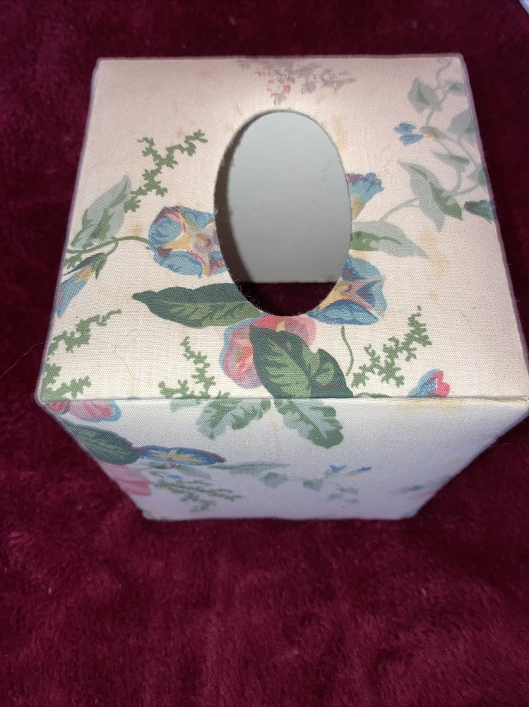Vintage Fabric tissue box holder