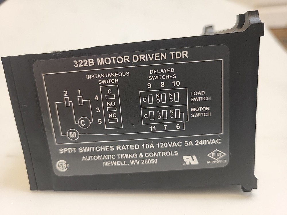 Automatic Timing & Controls 3-0322B012A12CS Cycle Progress Timer 322B Series