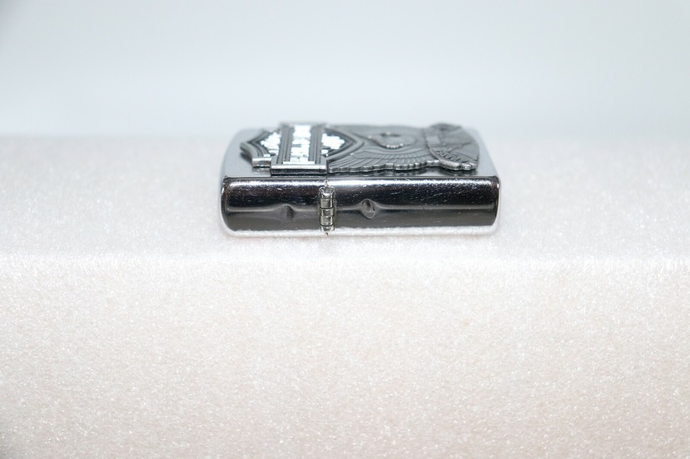 2012 Zippo Harley Davidson Split Emblem Lighter Factory Refurbished with Box