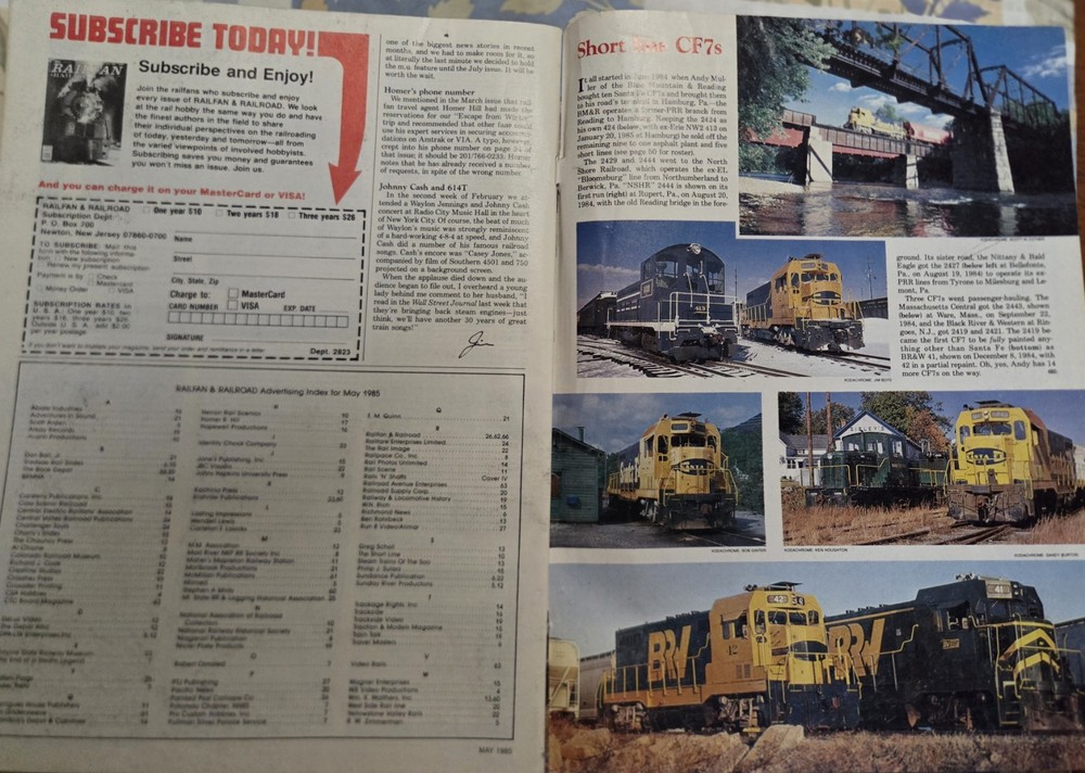 Railfan & Railroad Magazines