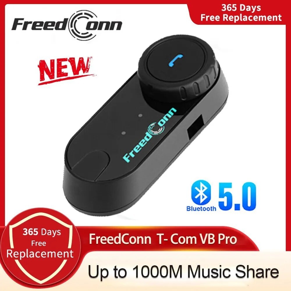 Freedconn TCOM VB Motorcycle Helmet Intercom Bluetooth Headset Wireless