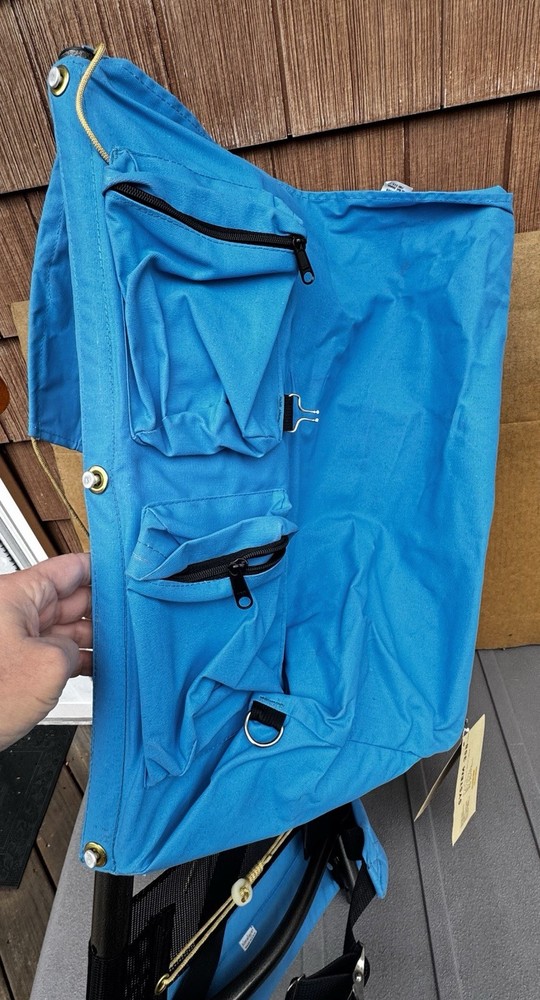 VTG Himalayan Industries Blue Aluminum Frame Backpack “Assault Pack” System 358