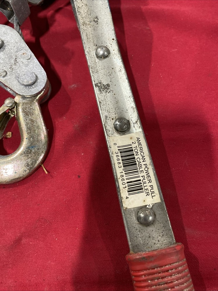 Lot Of 2 Come Along Hand Puller 2ton Each