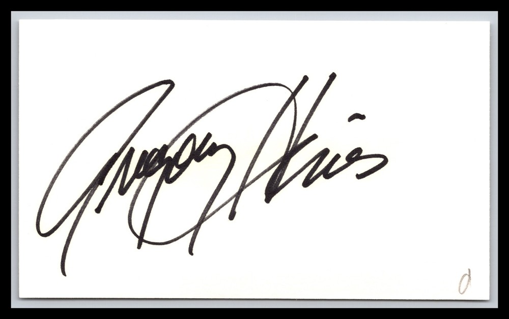 Gregory Hines - Actor - 3x5 Card - Signed / Autograph (d)
