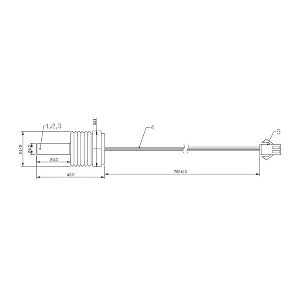 10K Water Temperature Probe Sensor Compatible with Wall Mounted Boilers