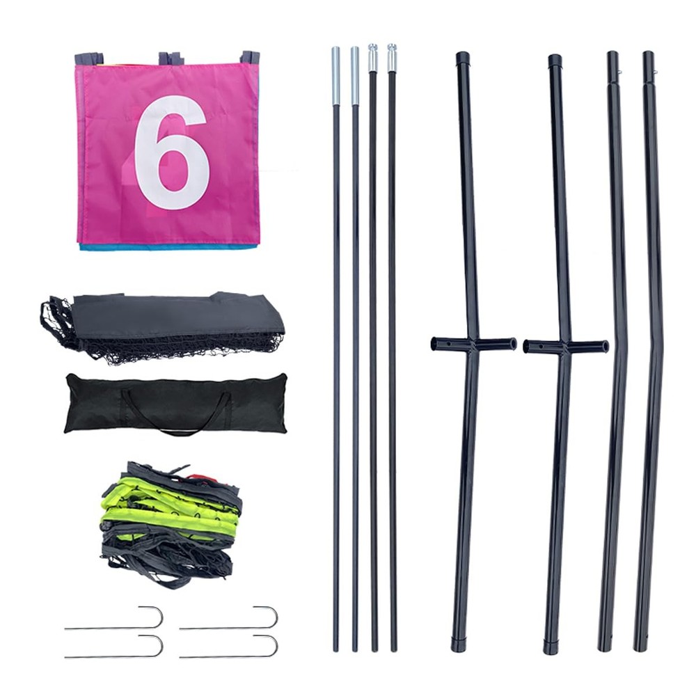 Disc Golf Net Portable Disc Training Net with 9 Target Multifunctional Practi...