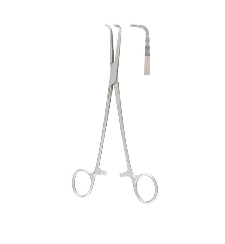 3 Kantrowitz Thoracic Forceps, 10.75", Delicate, Right Angled Jaws, Premium