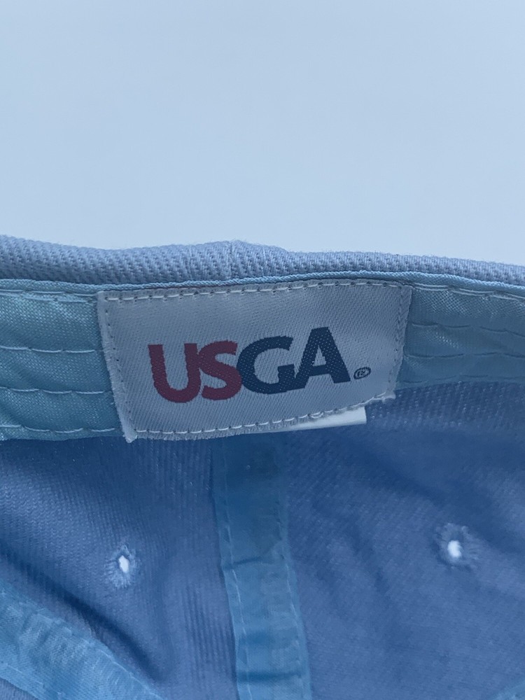 US Open Golf Pebble Beach 2019 Blue Adjustable Strapback Hat Cap USGA Member