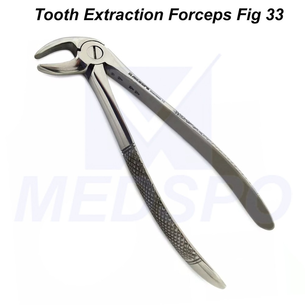 Tooth Extraction Forceps Fig 33 Surgical Instruments Extract Lower Roots Forceps