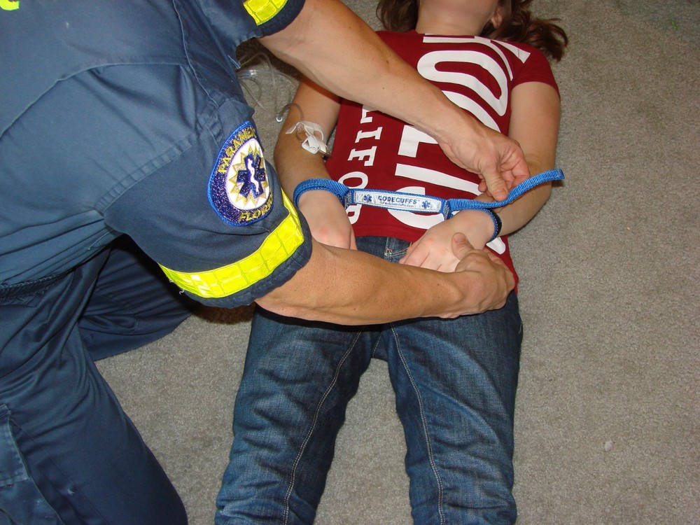 Firefighter EMT Paramedic Codecuffs - Hot Orange Sav-A-Jake