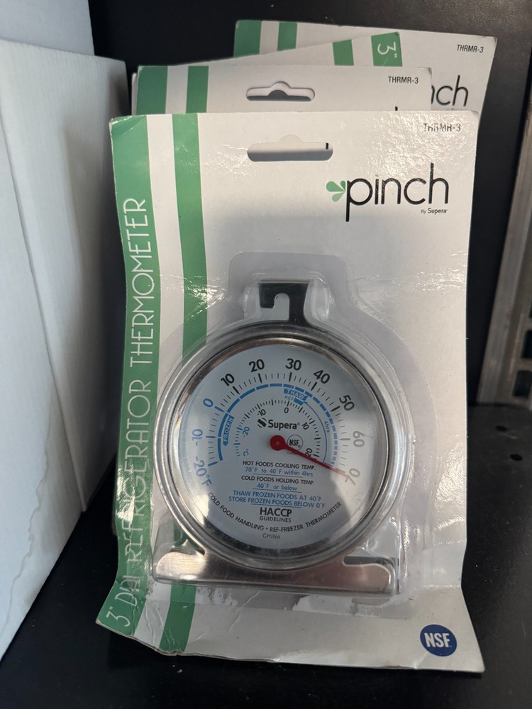 Pinch Thermometer for Refrigerator