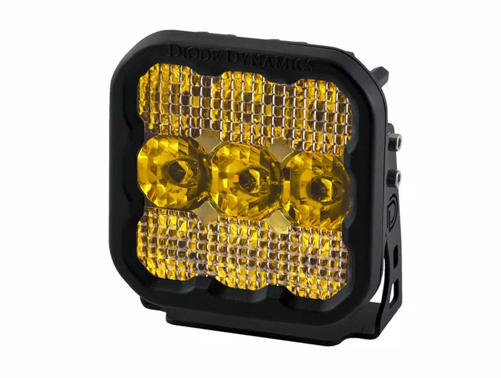 Diode Dynamics 5" Yellow Pro LED Pod one Pro Yellow Combo