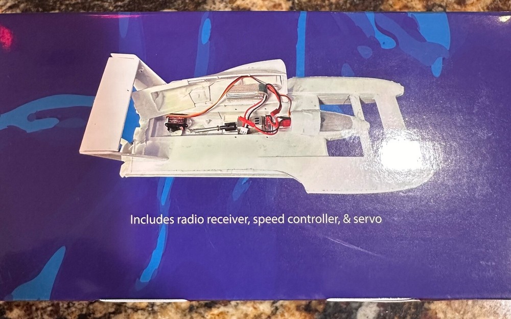 R/C conversion kit for 1/25th Scale Hydroplane model kits from DA Graphics
