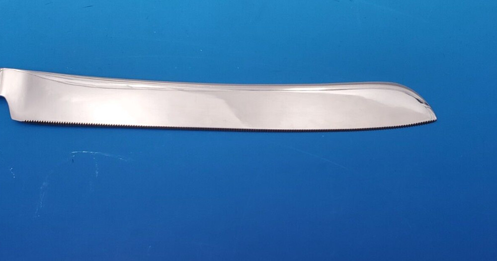 Silver Swirl Wallace Sterling Handle Cake or Bread Knife Custom Made