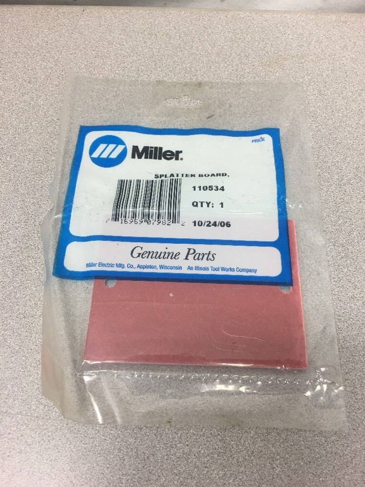 NEW GENUINE Miller # 110534 Splatter Board