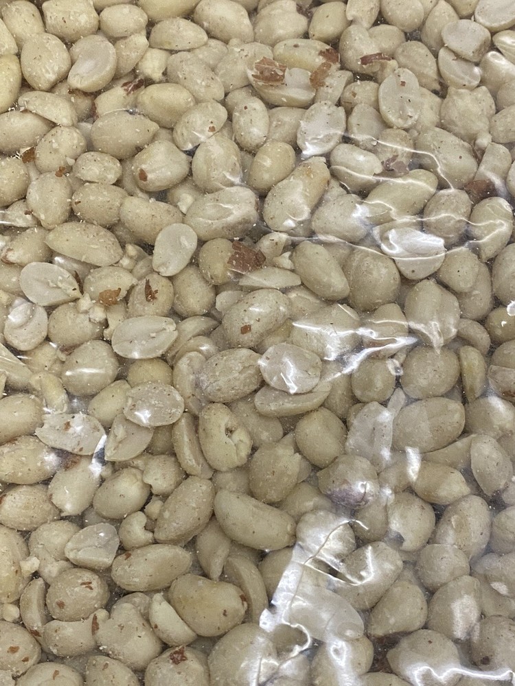 5 LB Bag Raw Blanched Peanut Kernels ~ Unsalted /Unroasted.