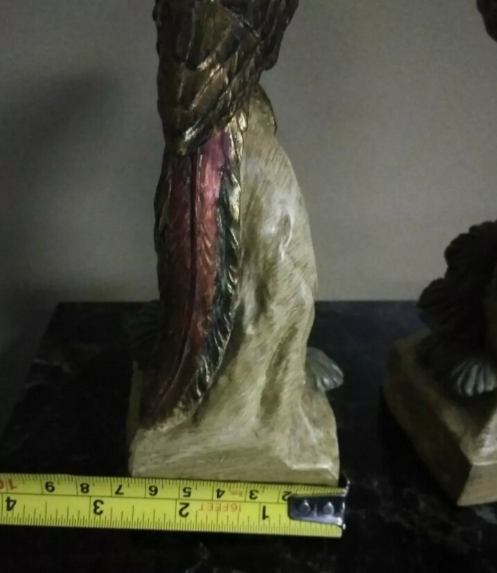 Vintage Parrot Parakeet Pair Bookends