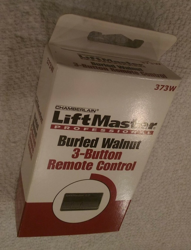 LiftMaster 373W Walnut Remote Control for Garage Doors