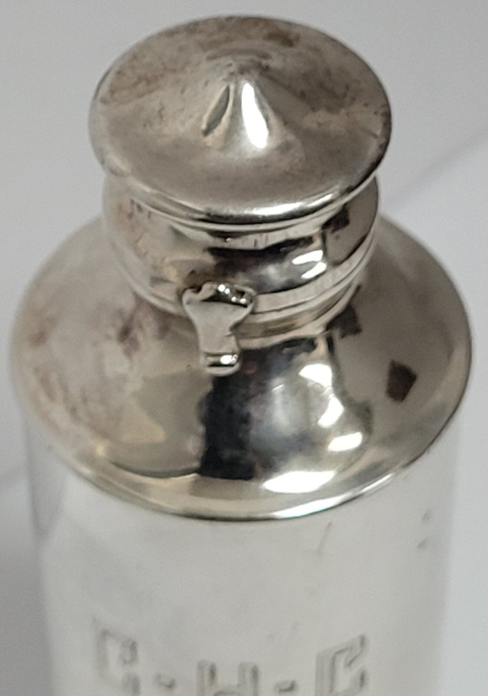 Tiffany Sterling Silver Perfume Bottle Vanity Mono