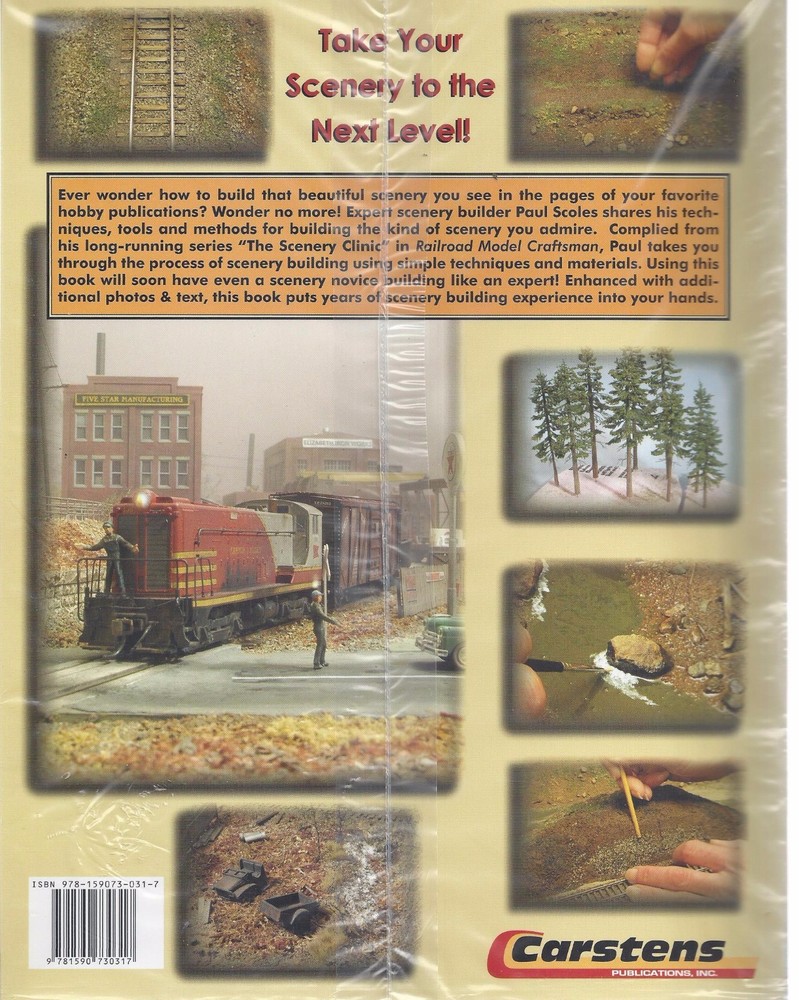 BUILDING SCENERY: Simple Techniques for Expert Model Railroad Scenery - LAST NEW