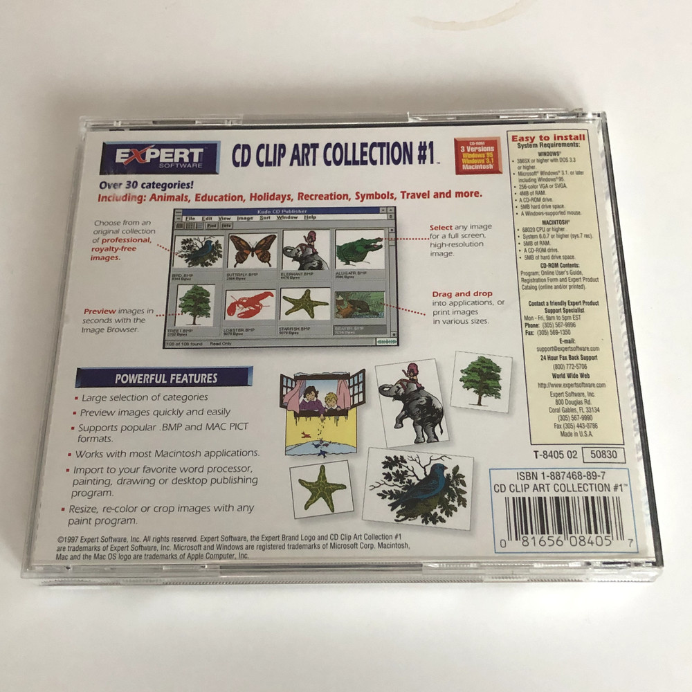 Expert Clip Art Collection 1 PC Software