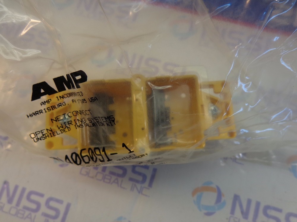 AMP 406091-1 DUAL-PORT INSTALLATION KIT, PATCH PANELS