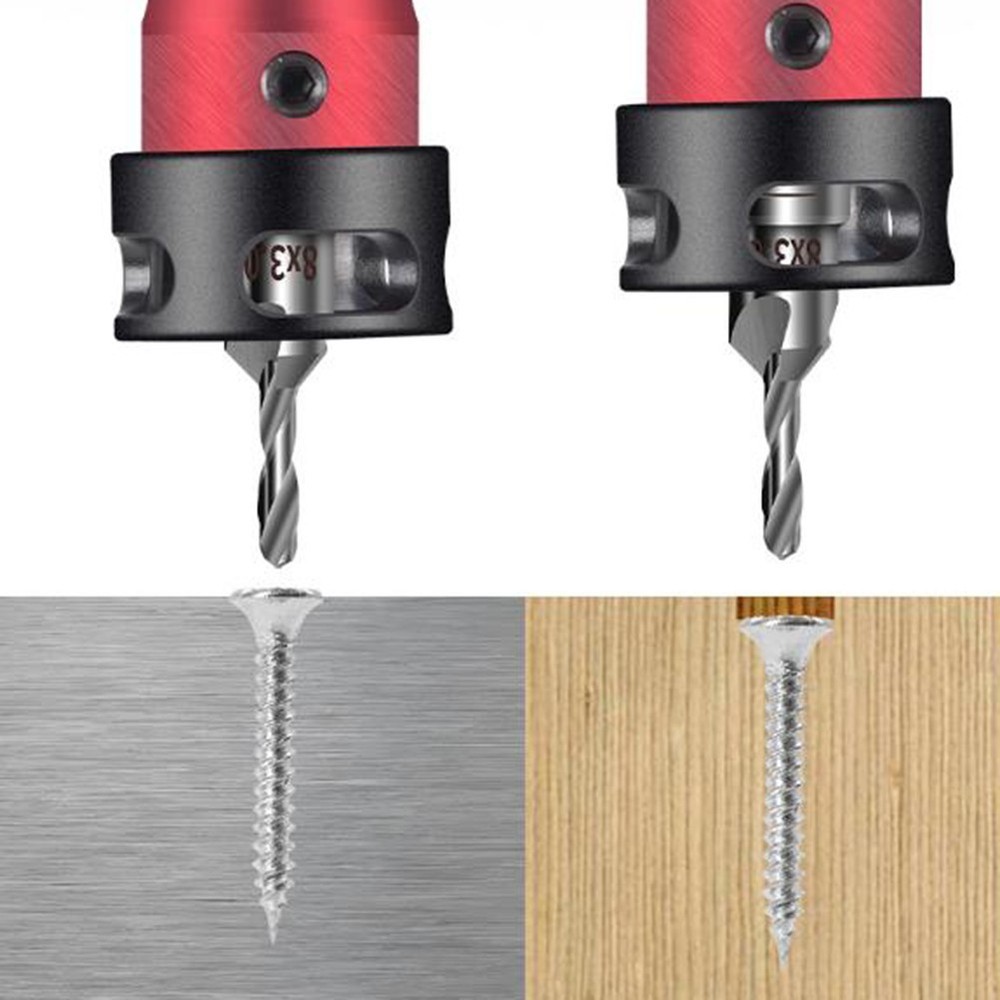 Depth Adjustable Drill Set for Enhanced Accuracy in For Metal Projects