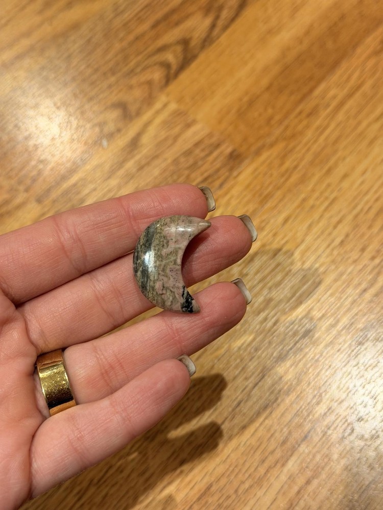 Polished Crescent Moon Shaped Stone