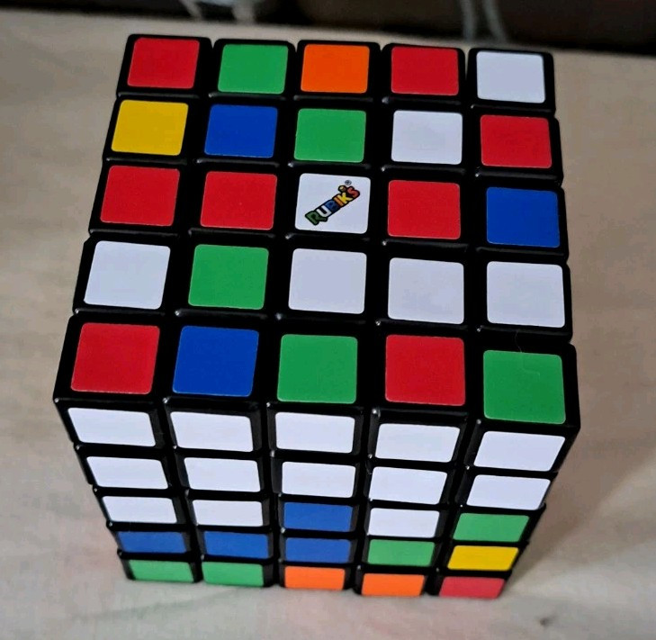 Rubik's Cube  Puzzle  TESTED WORKS GREAT Clean Pre-mixed
