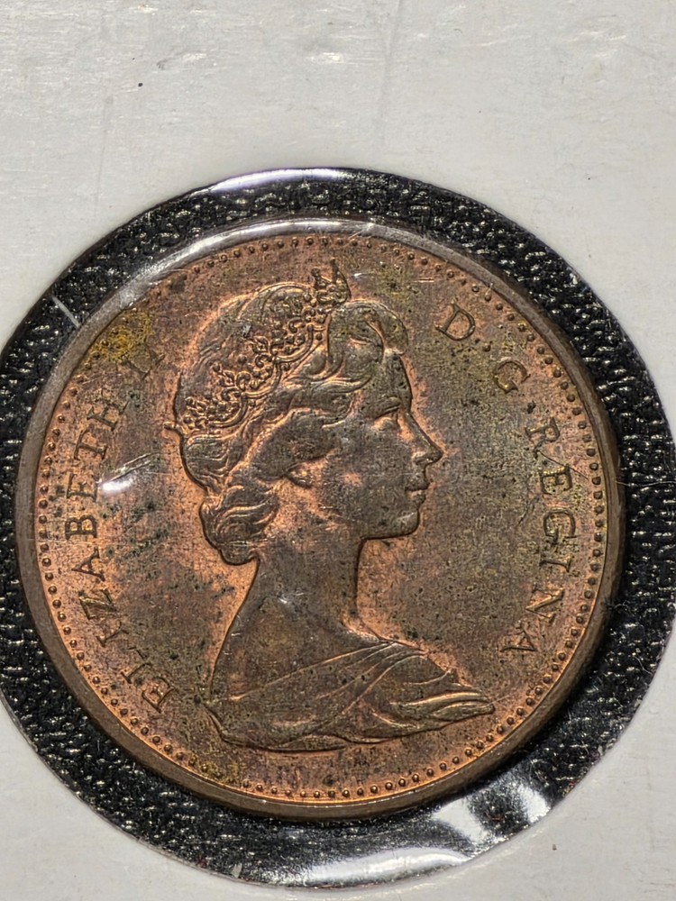 1867-1967 Canada One Cent DDO Double Die Obverse Error BKD4