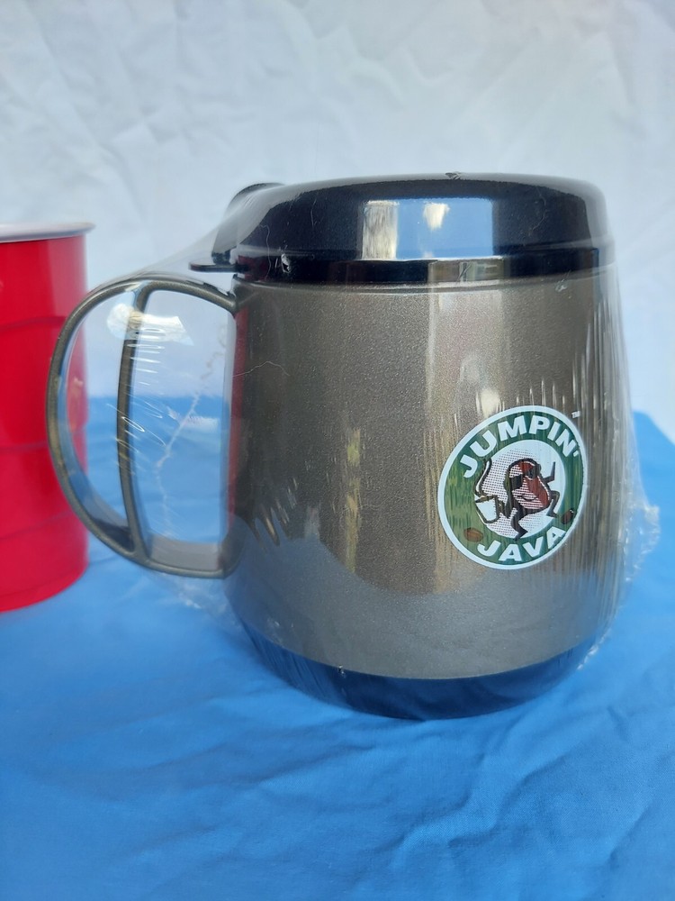 Thermo-Serve Coffe Mug Silver Jumpin' Java