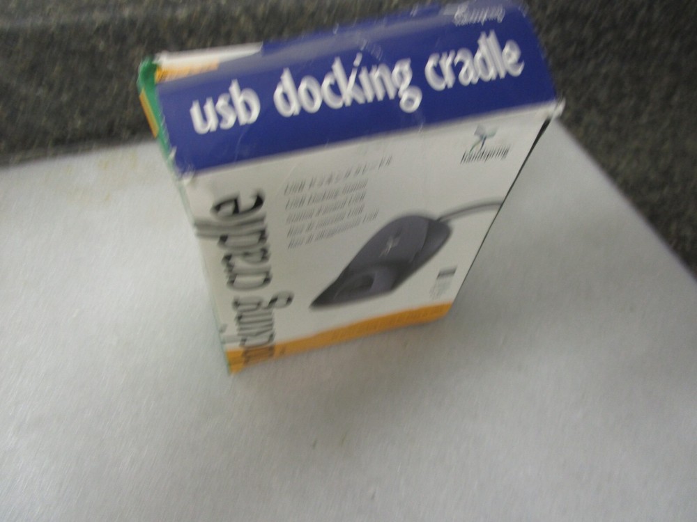 USB Docking Cradle for Handspring Visor for PC and MAC - New in Box - Graphite