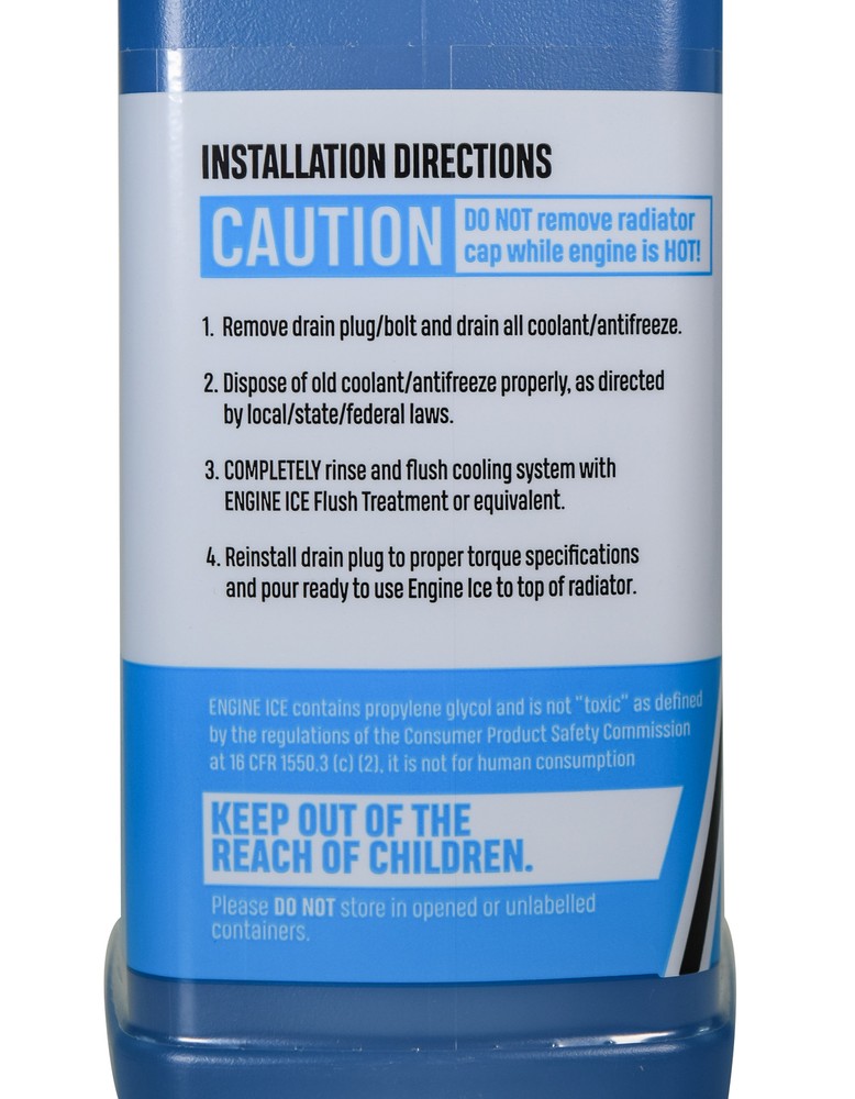 Engine Ice TYDS008-03 High Performance Coolant, 0.5 gallon, 4 Pack