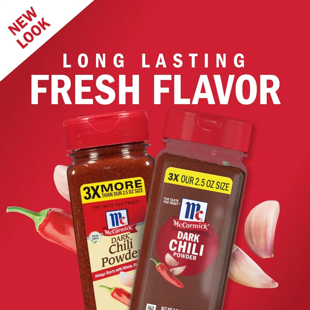 McCormick Dark chili Powder, 7.5 Oz.....