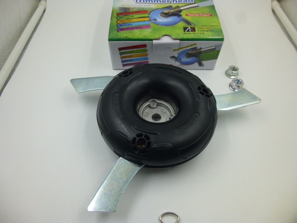 AMKOR Tri-clone Trimmer Head. Three Blade Conversion. New in Box / Prompt Ship